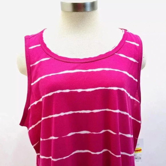 NWT CROFT & BARROW Women Sleeveless Pullover Plaid Elastic Waist Dress Size 2X - Picture 2 of 13